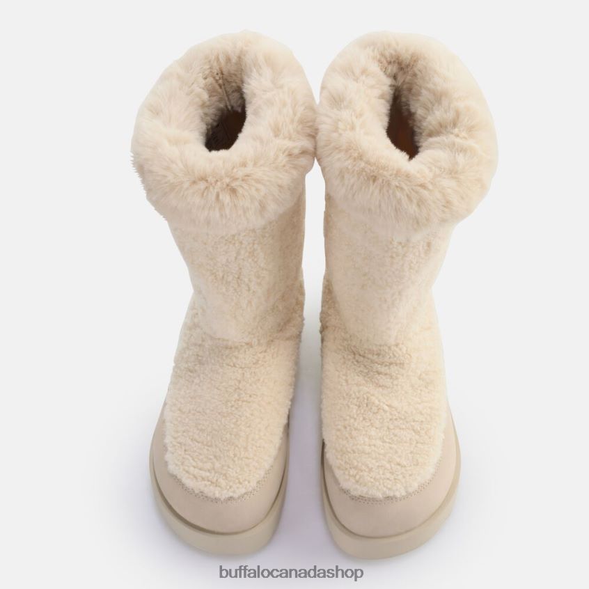 Eve Pull-On Boot vegan Cream Buffalo ZL64TZ622 |Boots