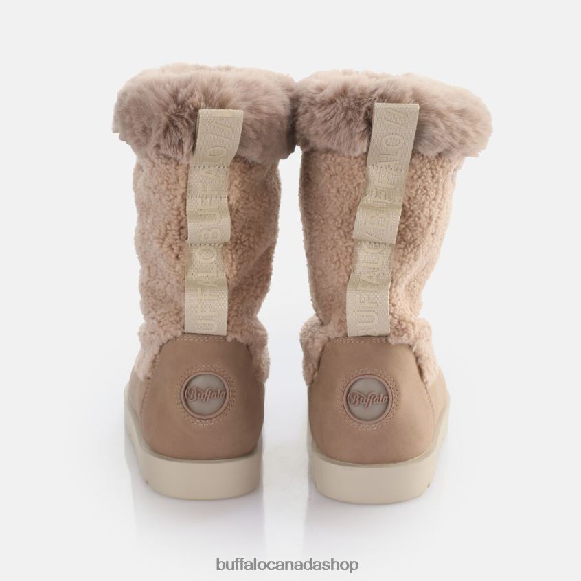 Eve Pull-On Boot vegan Taupe Buffalo ZL64TZ826 |Boots