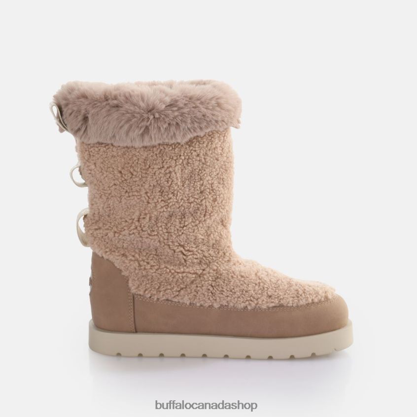 Eve Pull-On Boot vegan Taupe Buffalo ZL64TZ826 |Boots