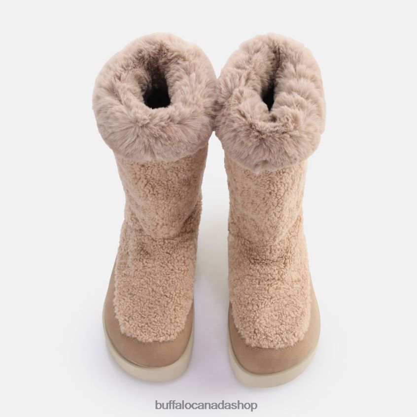 Eve Pull-On Boot vegan Taupe Buffalo ZL64TZ826 |Boots