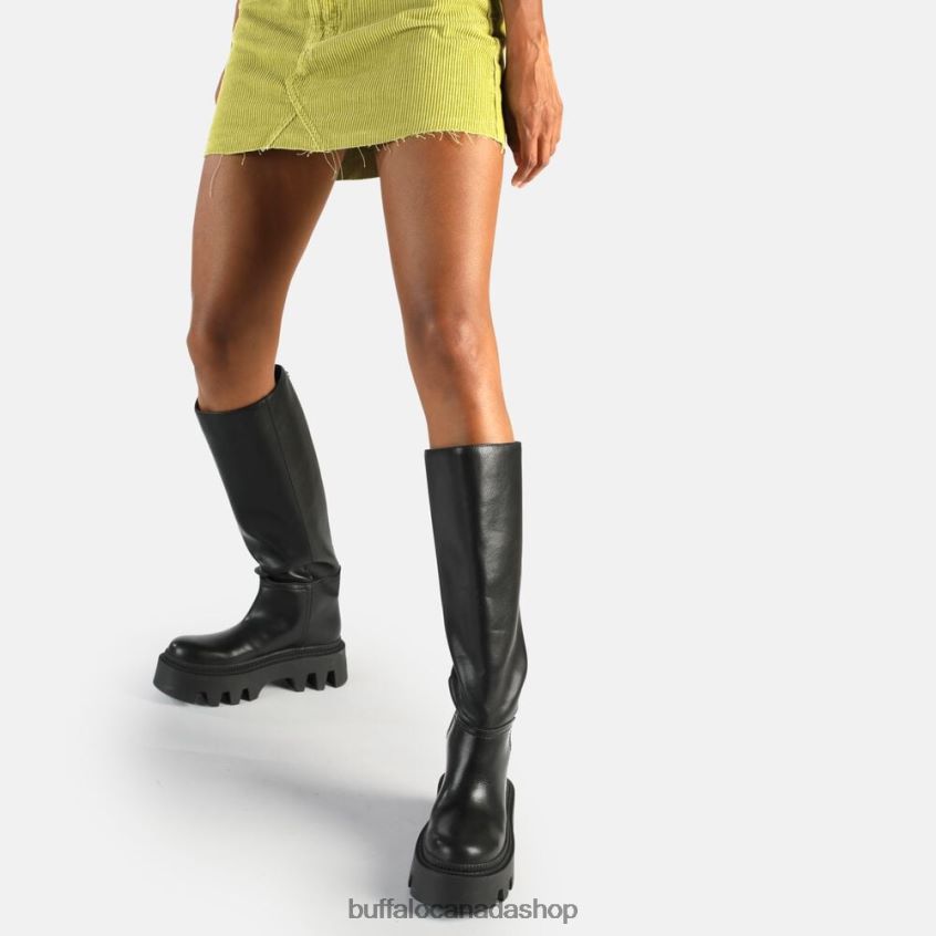 Flora Boot Boot vegan Black Buffalo ZL64TZ361 |Boots