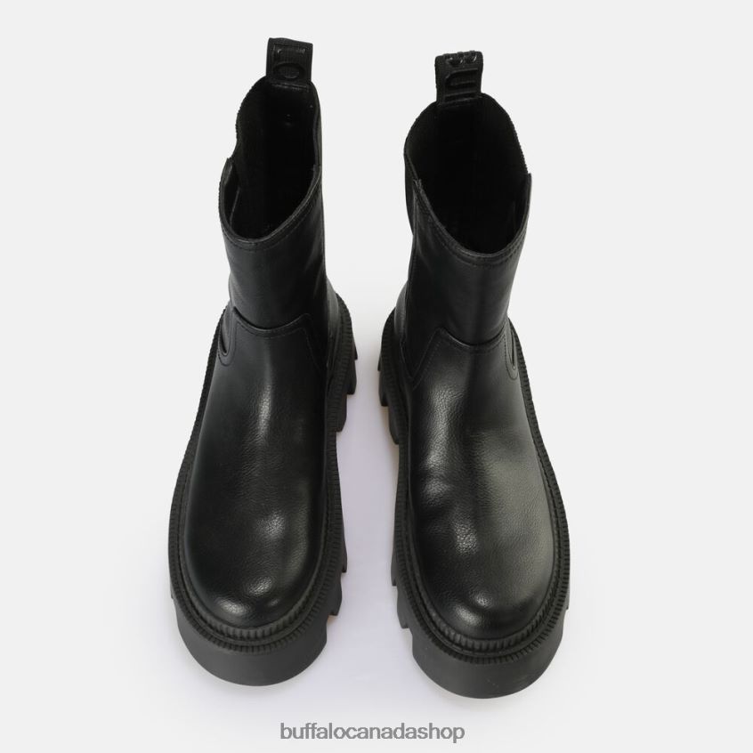 Flora Chelsea HI Boot vegan Black Buffalo ZL64TZ636 |Boots