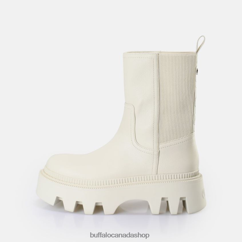 Flora Chelsea HI Boot vegan Cream Buffalo ZL64TZ615 |Boots