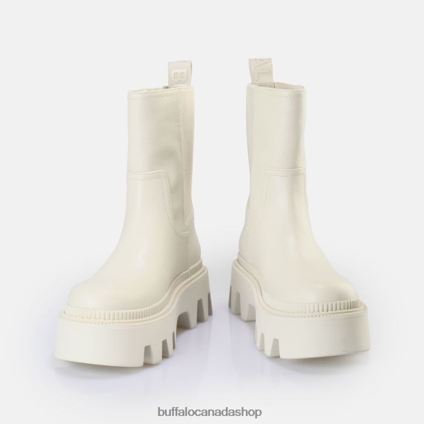 Flora Chelsea HI Boot vegan Cream Buffalo ZL64TZ615 |Boots