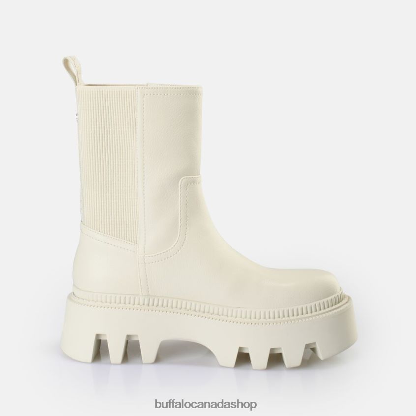 Flora Chelsea HI Boot vegan Cream Buffalo ZL64TZ615 |Boots