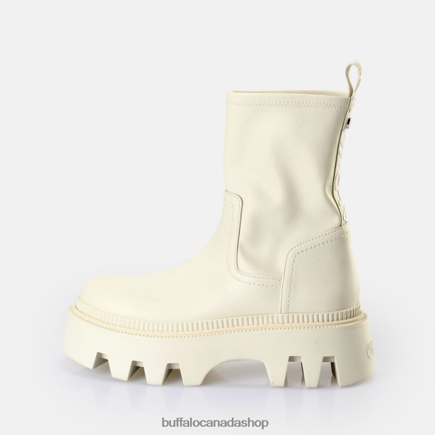 Flora Sock Boot vegan Cream Buffalo ZL64TZ761 |Boots