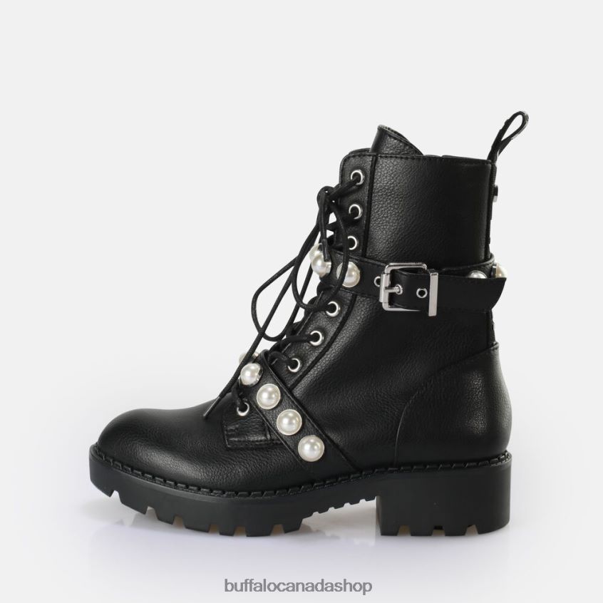 Wave Pearl Laceup MID Boot vegan Black Buffalo ZL64TZ484 |Boots