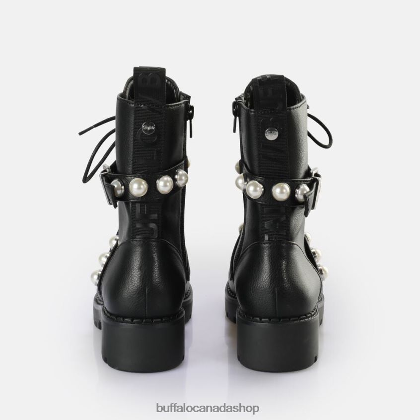 Wave Pearl Laceup MID Boot vegan Black Buffalo ZL64TZ484 |Boots