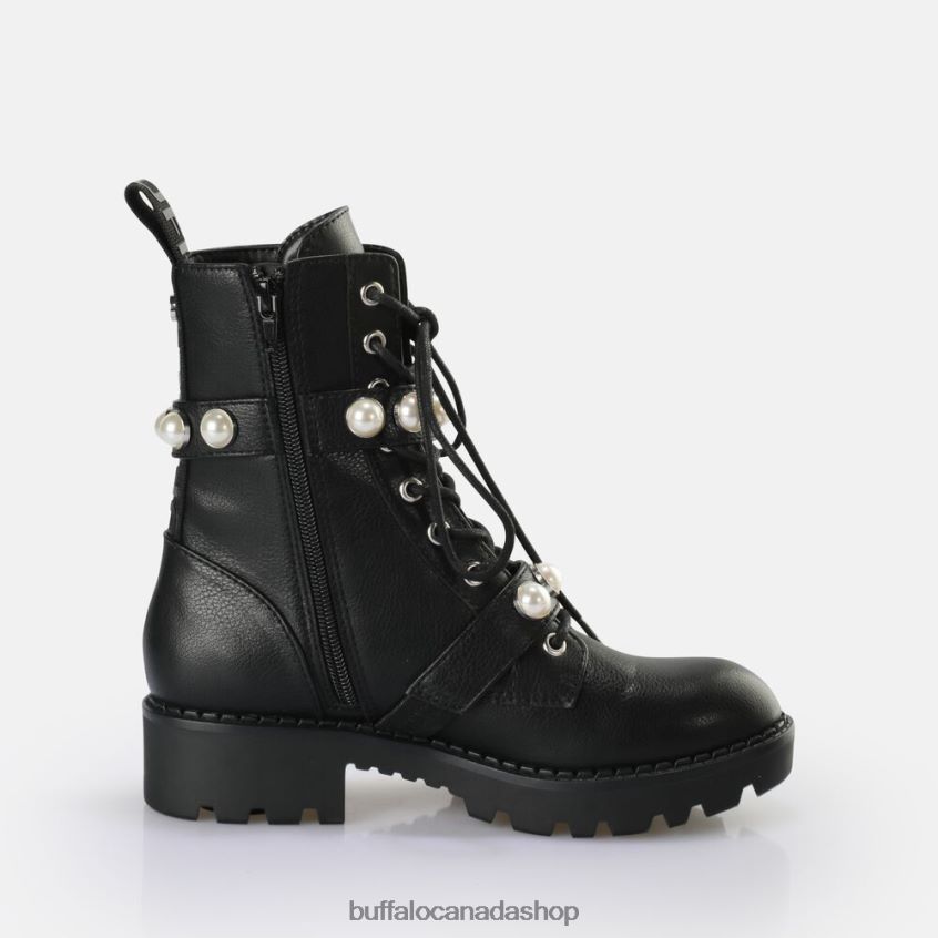 Wave Pearl Laceup MID Boot vegan Black Buffalo ZL64TZ484 |Boots