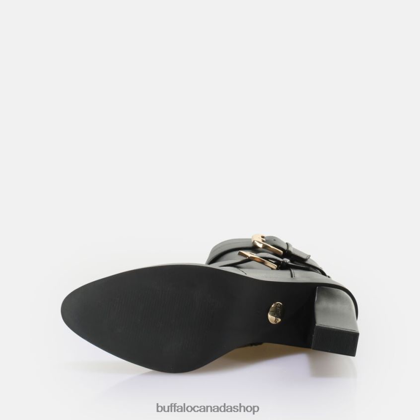 Zoe Buckle Boot Boot vegan Black Buffalo ZL64TZ711 |Boots