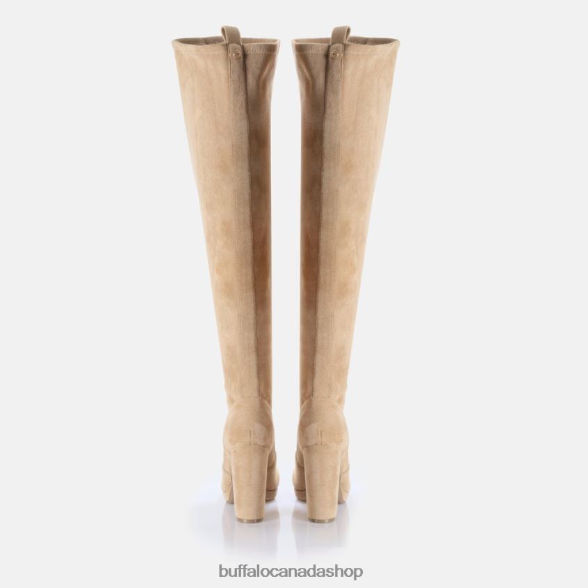 Amy overknee boot vegan Cream Buffalo ZL64TZ760 |Boots