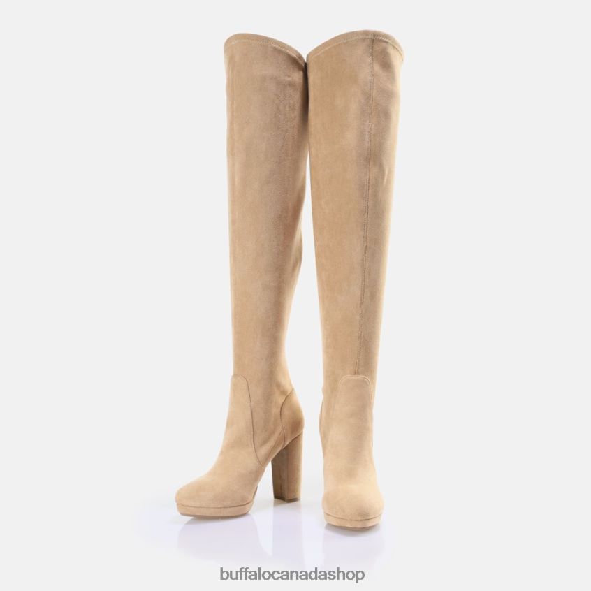 Amy overknee boot vegan Cream Buffalo ZL64TZ760 |Boots