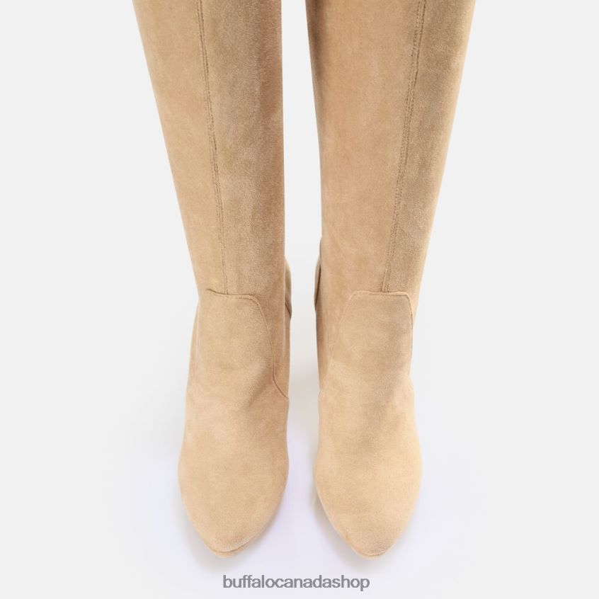 Amy overknee boot vegan Cream Buffalo ZL64TZ760 |Boots