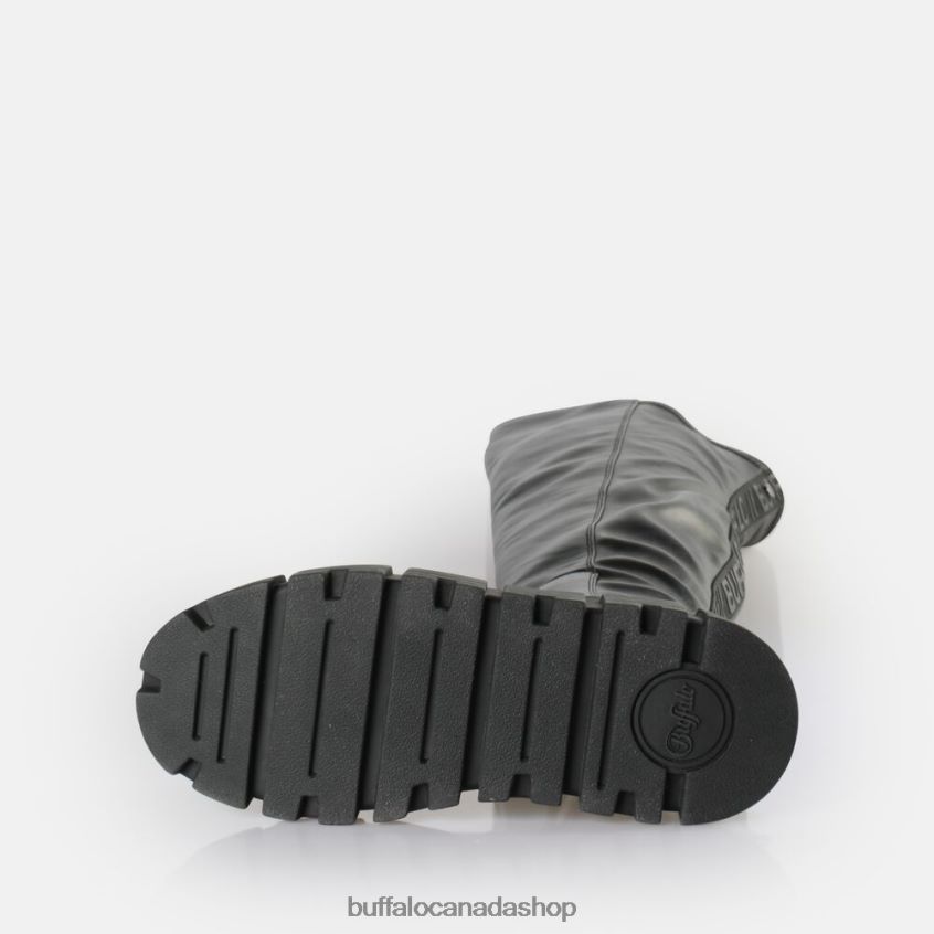 Ava overknee boot vegan Black Buffalo ZL64TZ737 |Boots