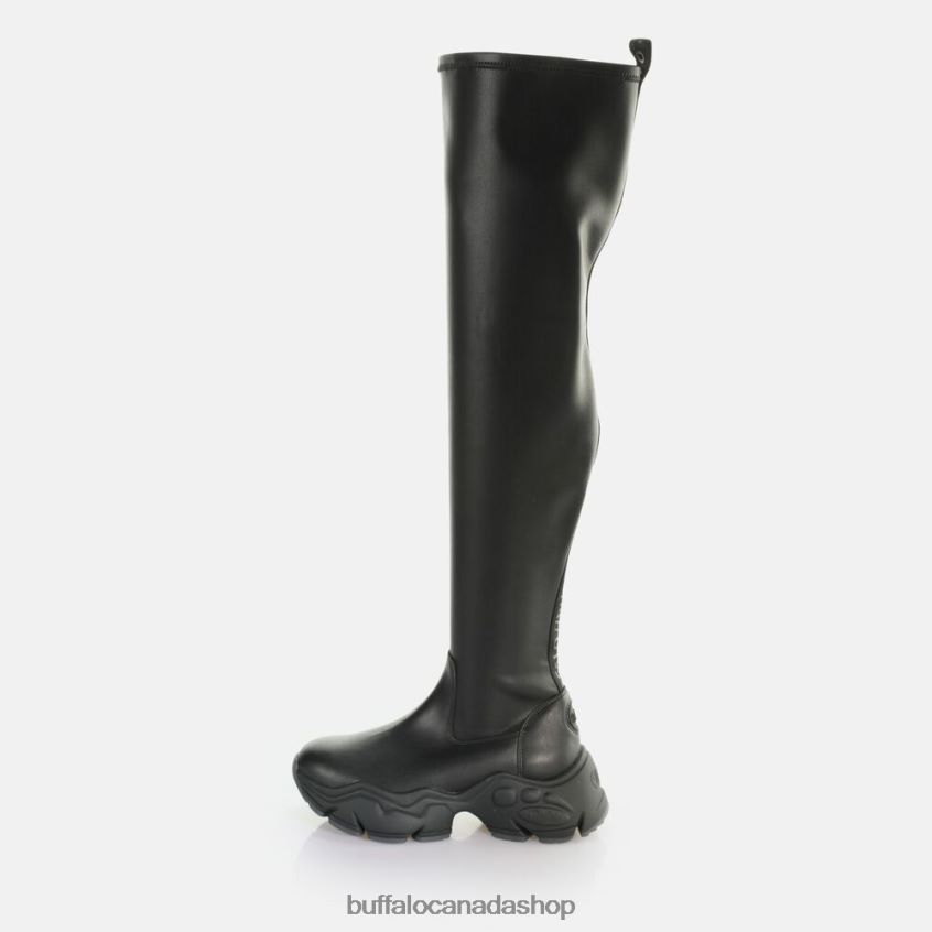 Binary overknee boot vegan Black Buffalo ZL64TZ472 |Boots