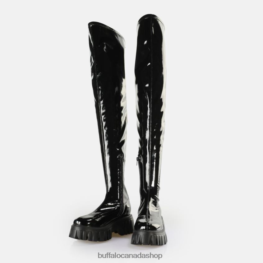 Lion Over Boot vegan Black Buffalo ZL64TZ634 |Boots