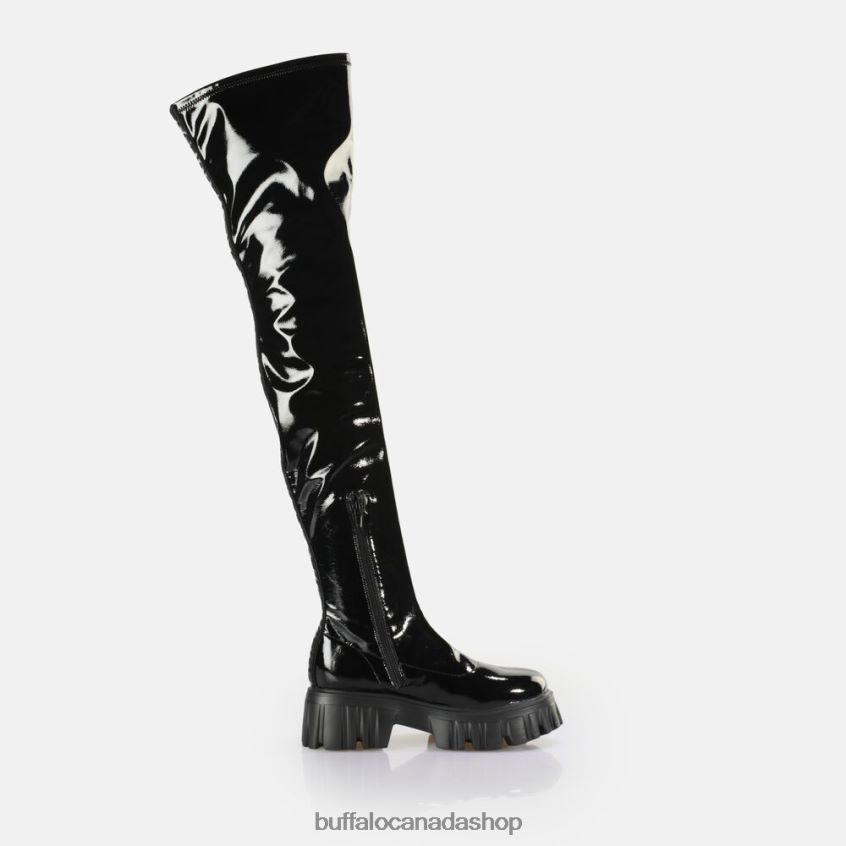 Lion Over Boot vegan Black Buffalo ZL64TZ634 |Boots