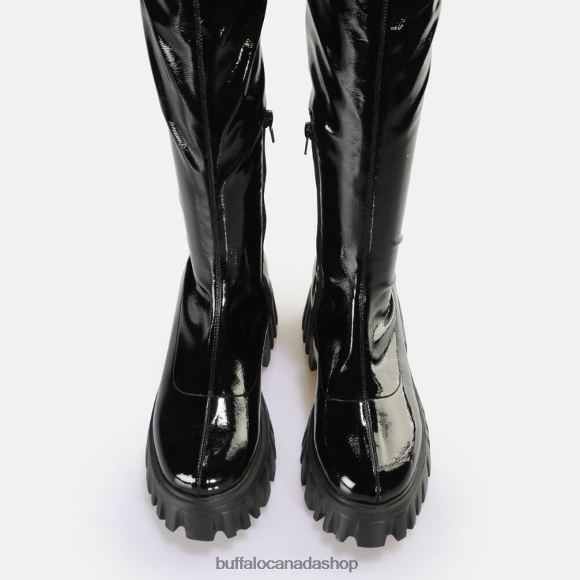 Lion Over Boot vegan Black Buffalo ZL64TZ634 |Boots