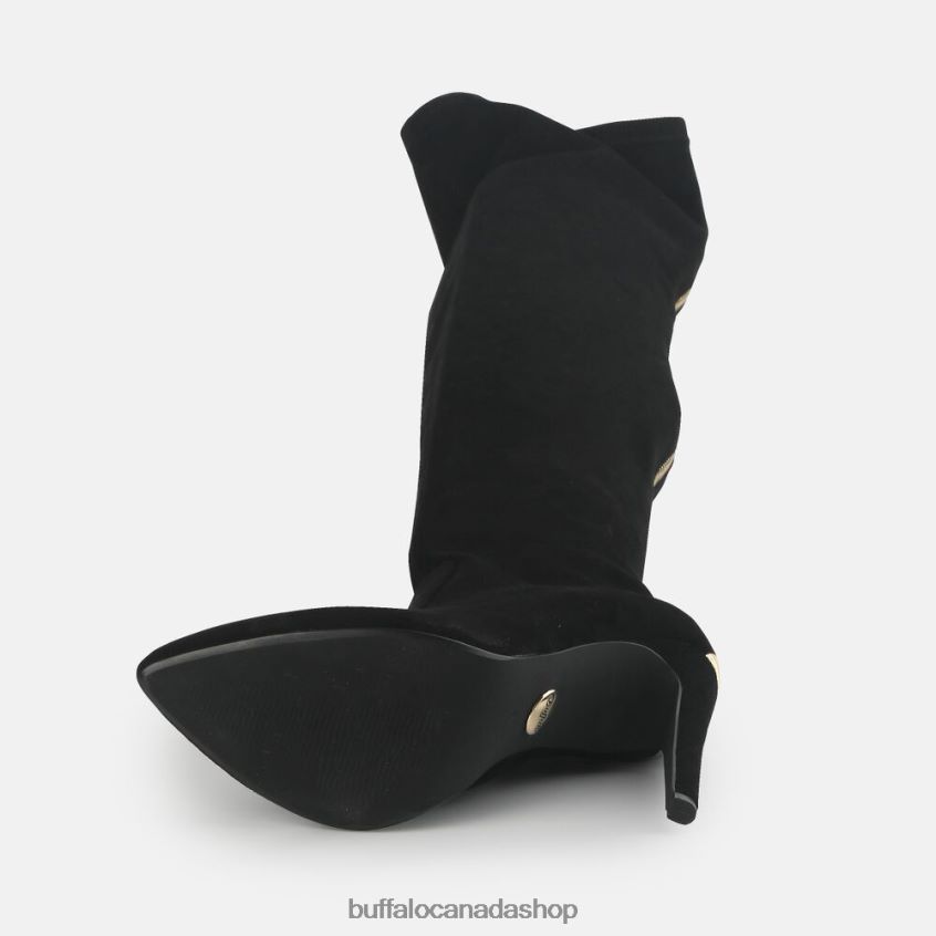 Marjorie2 Over-the-knee vegan Black Buffalo ZL64TZ869 |Boots