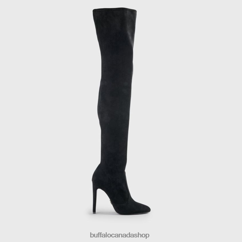 Marjorie Over-the-knee vegan Black Buffalo ZL64TZ103 |Boots
