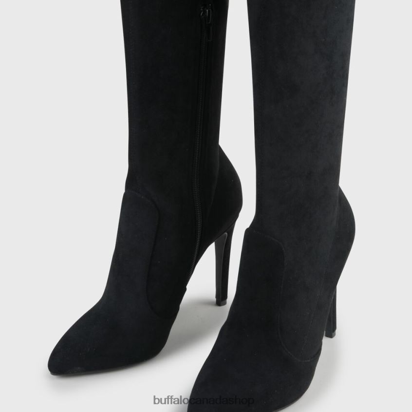 Marjorie Over-the-knee vegan Black Buffalo ZL64TZ103 |Boots