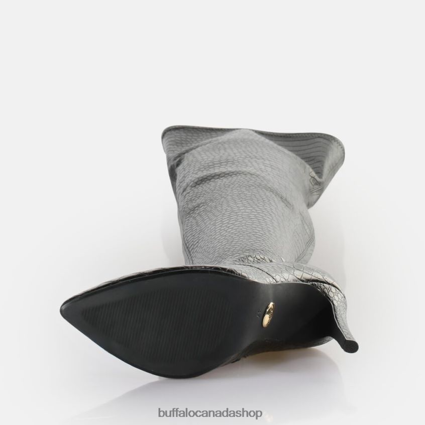 Marjorie Overknee Mid Boot vegan Black Buffalo ZL64TZ823 |Boots