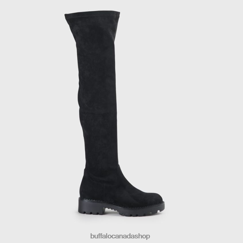 Myrna Boot Flat vegan Black Buffalo ZL64TZ502 |Boots