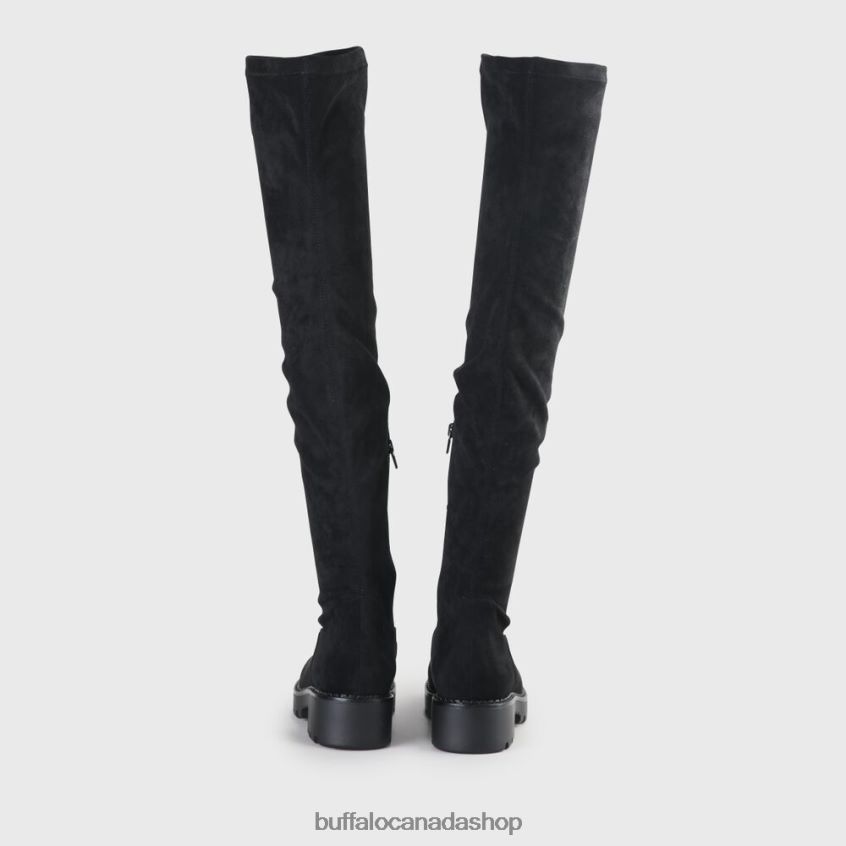 Myrna Boot Flat vegan Black Buffalo ZL64TZ502 |Boots