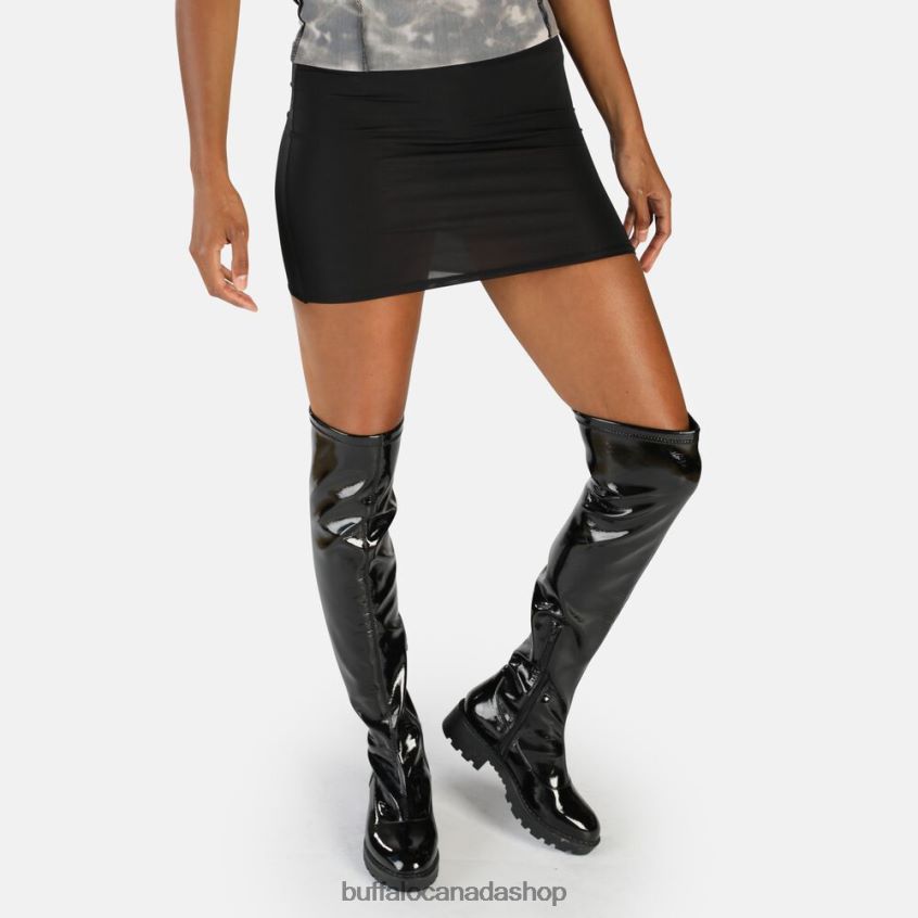 Myrna Overknee Boot vegan Black Buffalo ZL64TZ511 |Boots