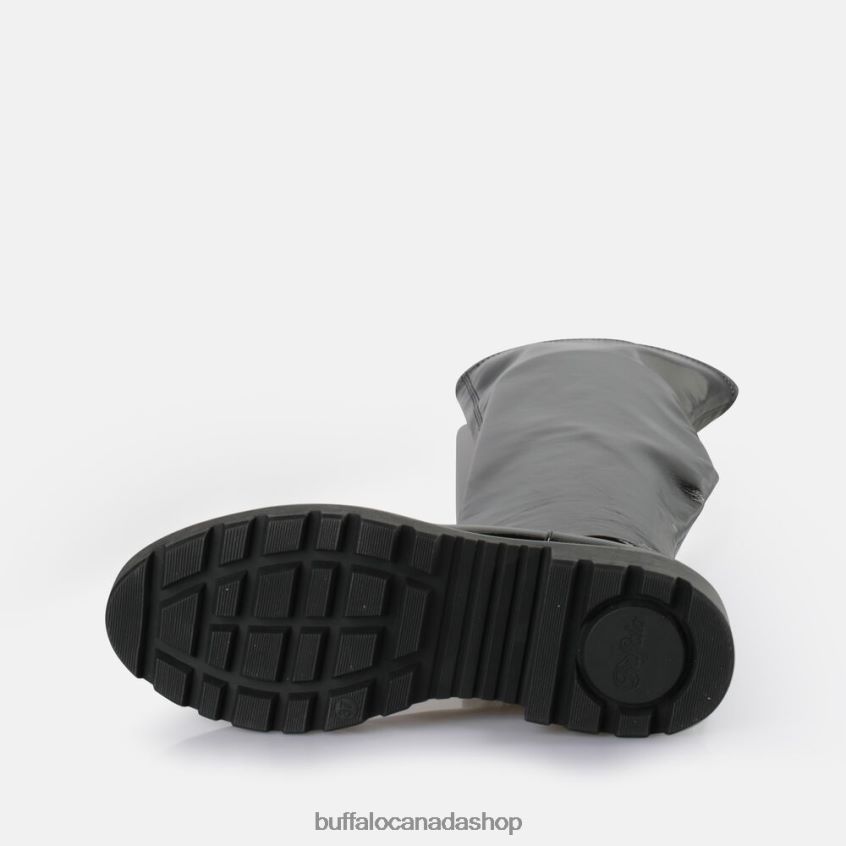 Myrna Overknee Boot vegan Black Buffalo ZL64TZ511 |Boots