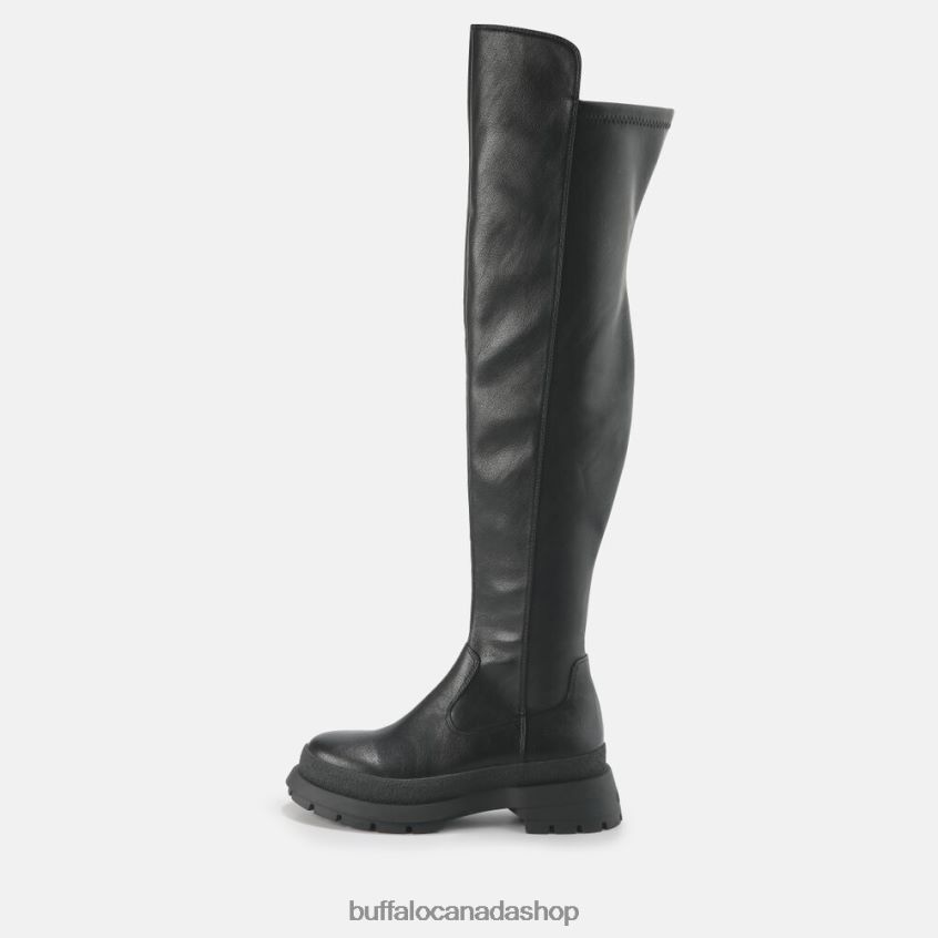 Sofia Boot Flat vegan Black Buffalo ZL64TZ805 |Boots