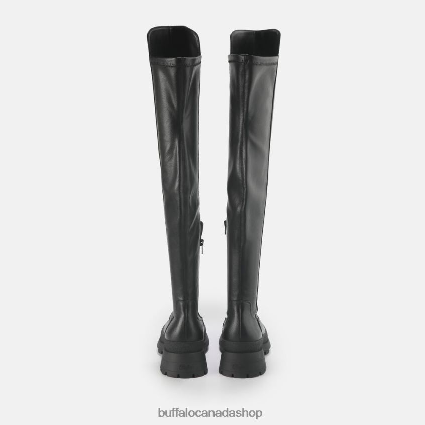 Sofia Boot Flat vegan Black Buffalo ZL64TZ805 |Boots