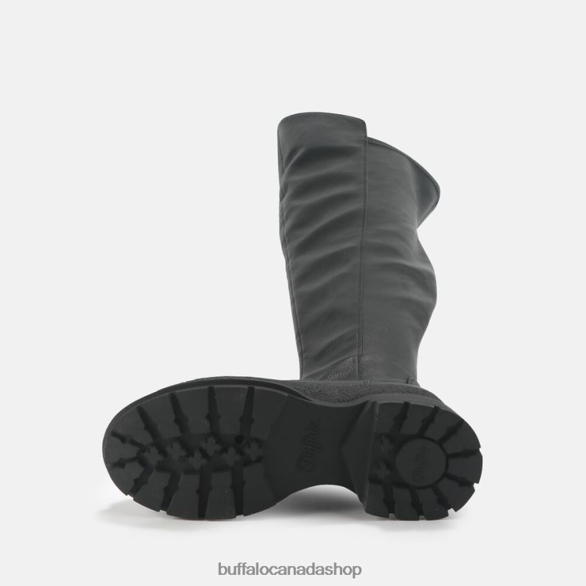 Sofia Boot Flat vegan Black Buffalo ZL64TZ805 |Boots