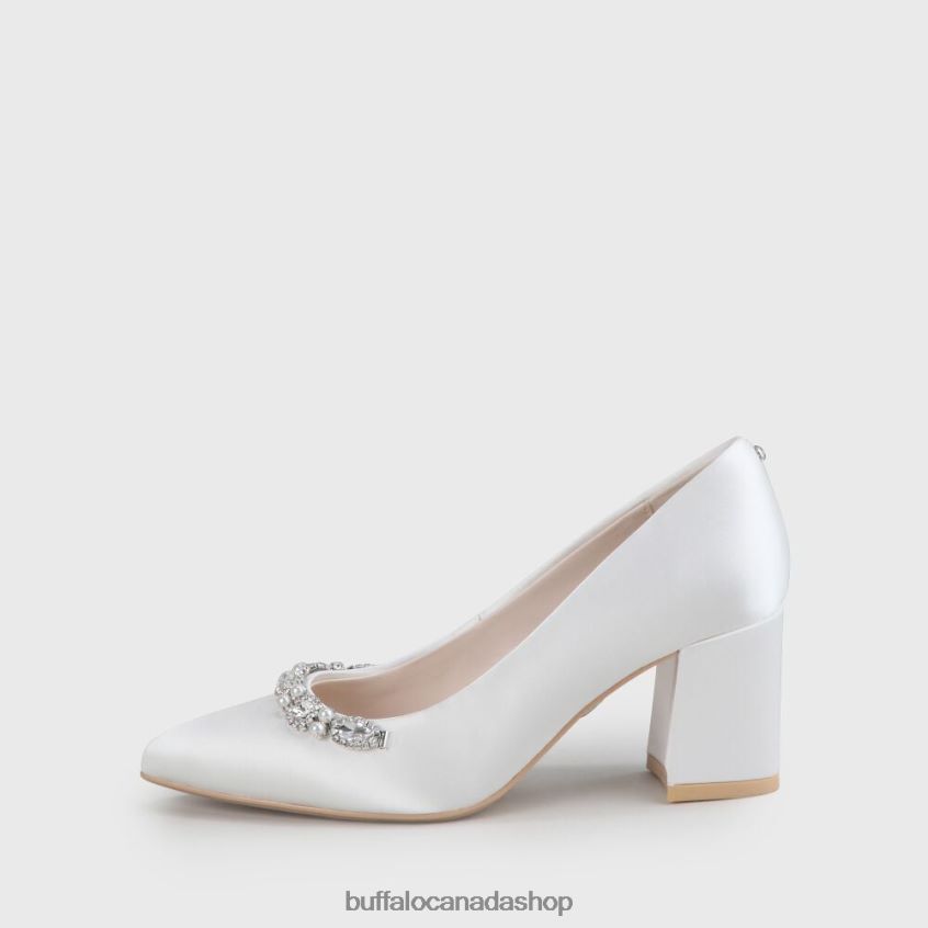 Ester Pump Ivory Buffalo ZL64TZ879 |Heels