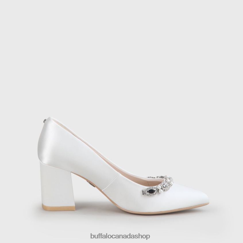 Ester Pump Ivory Buffalo ZL64TZ879 |Heels