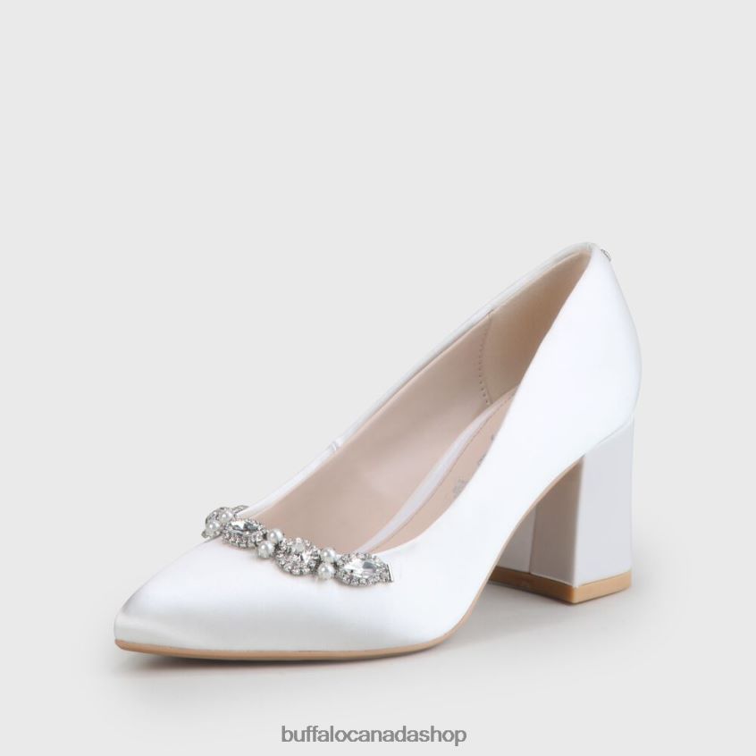 Ester Pump Ivory Buffalo ZL64TZ879 |Heels