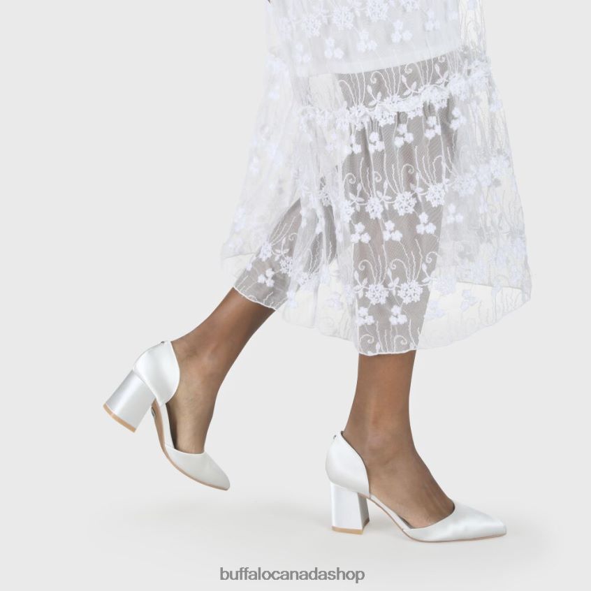 Flora Pump Ivory Buffalo ZL64TZ671 |Heels