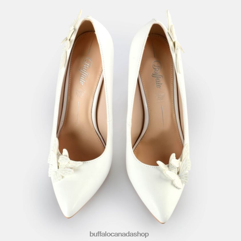 Janet Butterfly Heeled Sandals White Buffalo ZL64TZ319 |Heels