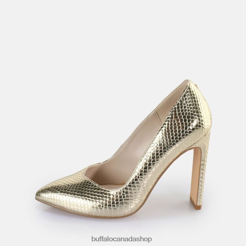 Jolie Pump vegan Snake Gold Buffalo ZL64TZ184 |Heels