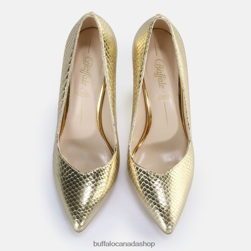 Jolie Pump vegan Snake Gold Buffalo ZL64TZ184 |Heels