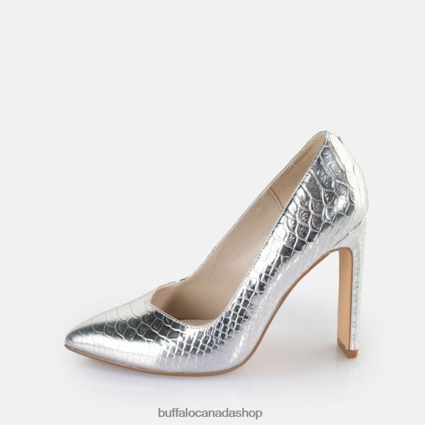 Jolie Pump vegan Snake Silver Buffalo ZL64TZ185 |Heels
