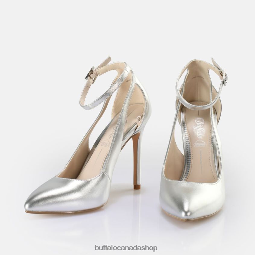 Juliet Sling Pump Pump vegan Silver Buffalo ZL64TZ813 |Heels