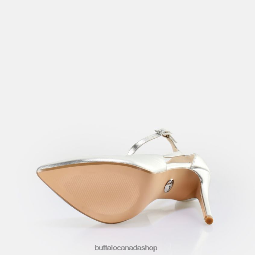 Juliet Sling Pump Pump vegan Silver Buffalo ZL64TZ813 |Heels