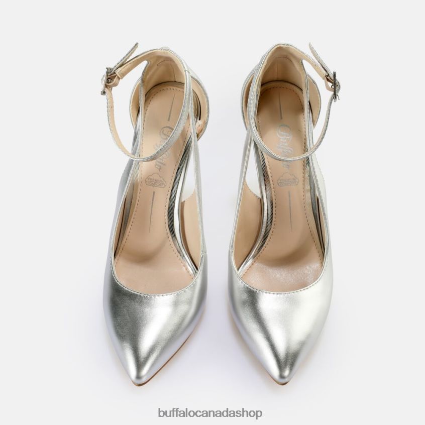 Juliet Sling Pump Pump vegan Silver Buffalo ZL64TZ813 |Heels