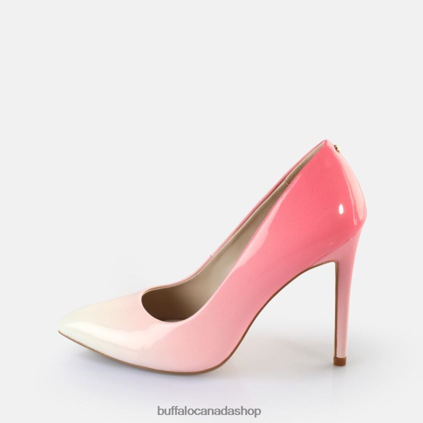 Juliette Gradient Pumps vegan White-Red Gradient Buffalo ZL64TZ554 |Heels