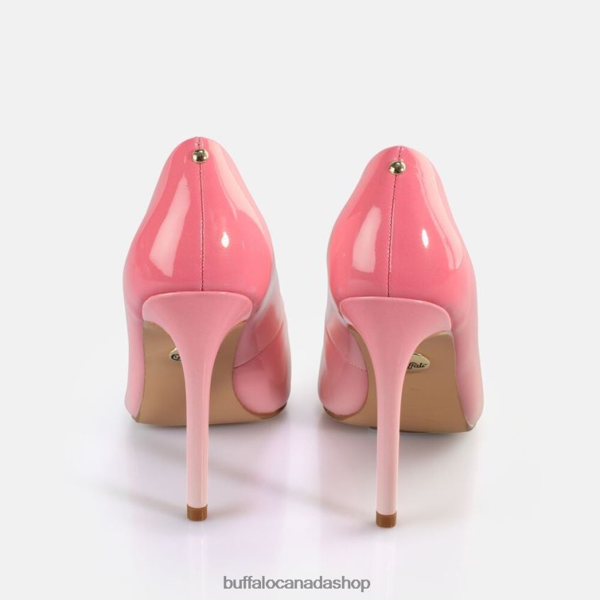 Juliette Gradient Pumps vegan White-Red Gradient Buffalo ZL64TZ554 |Heels