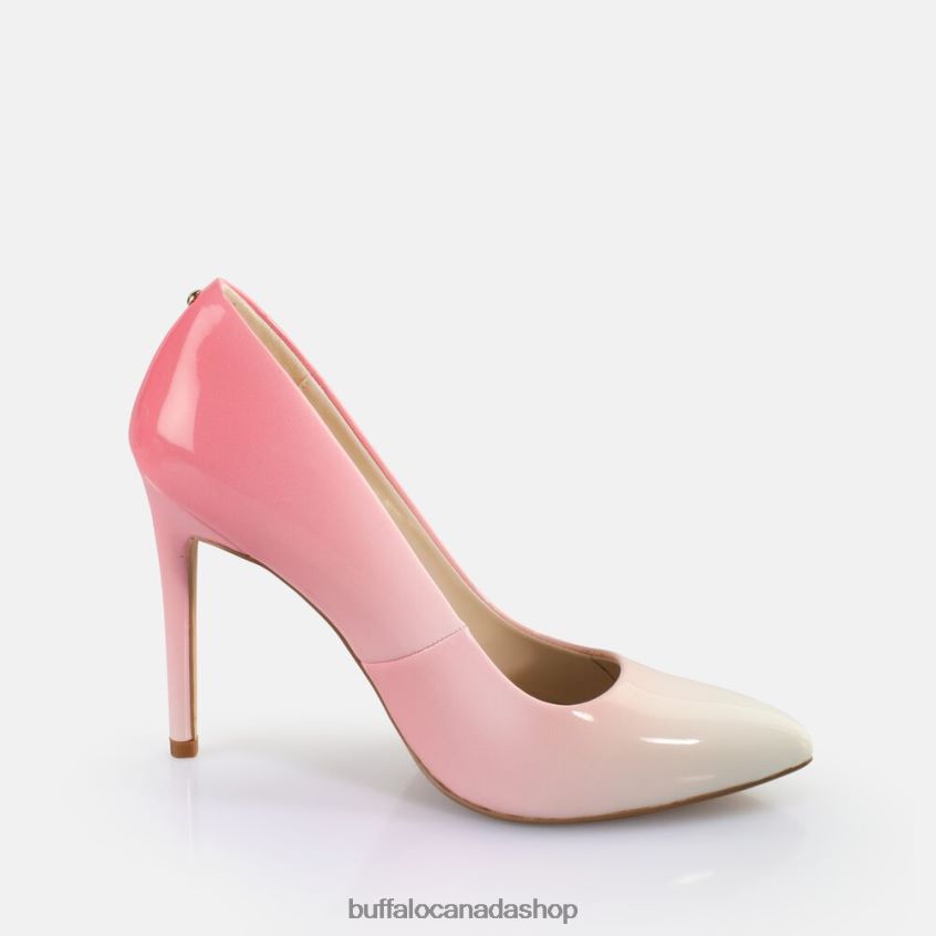 Juliette Gradient Pumps vegan White-Red Gradient Buffalo ZL64TZ554 |Heels