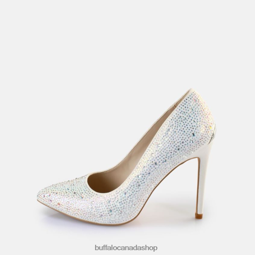 Juliette Ice Pumps vegan White Pearl Buffalo ZL64TZ515 |Heels
