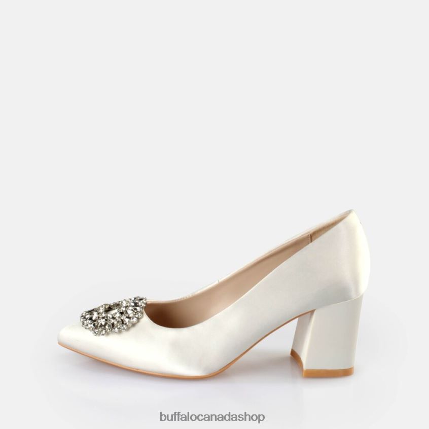 Robyn Glam Heeled Sandals Ivory Buffalo ZL64TZ276 |Heels