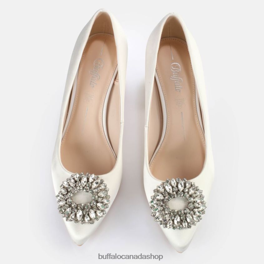 Robyn Glam Heeled Sandals Ivory Buffalo ZL64TZ276 |Heels